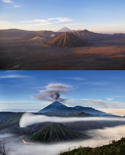 MONTE BROMO E  MONTE SEMERU